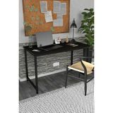 Martina Çalışma Masası | Siyah | 120 cm Boy - 60CM En - 120x60 - Meşe