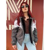 Martino Life Vintage Oversize Retro Etnik Desenli Kürklü Ceket Abugs4 - Çok Renkli