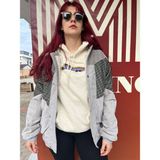 Martino Life Vintage Oversize Retro Etnik Desenli Kürklü Ceket Gedk4 - Çok Renkli