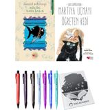 Martıya Uçmayı Öğreten Kedi ve Küçük Kara Balık 2'li Set + Hediyeli