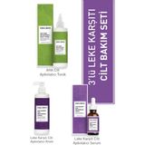 Maru.derm 3'lü Cilt Bakım Seti - Aha Tonik, Leke Kremi, Leke Karşıtı Serum (250 Ml, 200 Ml, 30 Ml)