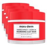 Maru.Derm Ginseng Özü + Jojoba Yağı Besleyici Maske 100 ml (4 paketi)