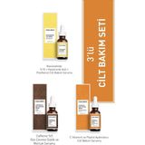 Maru.Derm Maruderm 3'lü Fırsat Serum Seti MRD503 - Caffeine %5 Serum , Niacinamide %10 Serum, C Vitamini Serum
