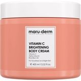 Maru.derm Vitamin C Aydınlatıcı ve Nemlendirici Vücut Kremi 400 ml – Cilt Tonunu Eşitleyip Canlandıran
