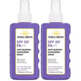 Maruderm SPF 50+ Leke Karşıtı Vücut Güneş Kremi Spreyi – Alfa-Arbutin & Niasinamid ile Ton Eşitleyici Geniş Spektrum Koruma, 200 ML (2 paketi)