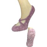 Maruf Shop 1 Adet Bayan Kaydırmaz Tabanlı Peluş Yoga Pilates Fitness Çorabı - Somon - Somon - 36 - 40