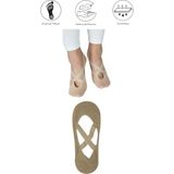 Maruf Shop 1 Adet Bayan Kaydırmaz Tabanlı Yoga Pilates Fitness Dans ve Spor Çorabı - 36 - 40 - Bej