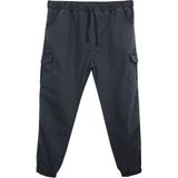 Maruf Shop Erkek Büyük Beden 100-156 Kilo Arası Için Uygun Kargo Cepli Jogger Kot Pantolon - Antrasit - 5XL