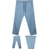 Maruf Shop Erkek Büyük Beden 100-180 Kilo Arası İçin Uygun Bağcıklı Likralı Boru Paça Kot Pantolon - 5XL - Açık Mavi