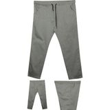 Maruf Shop Erkek Büyük Beden 100-180 Kilo Arası İçin Uygun Bağcıklı Likralı Boru Paça Kot Pantolon - 6XL - Gri