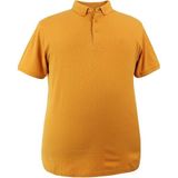 Maruf Shop Erkek Büyük Beden 120 Kilo Için Uygun Polo Yaka Likralı Pike Tişört - Sarı - 3XL