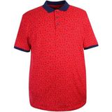 Maruf Shop Erkek Büyük Beden 125 Kilo Için Uygun Polo Yaka Likralı Pike Tişört - 3XL - Kırmızı