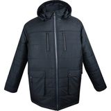 Maruf Shop Erkek Büyük Beden Battal Boy Kalın Mont Dekons Lacivert - 7XL