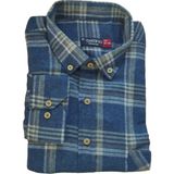 Maruf Shop Erkek Büyük Beden Pamuklu Uzun Kollu Oduncu Gömlek - 3XL - Renkli