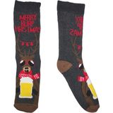 Maruf Shop Unisex Yılbaşı Temalı Altılı Havlu Çorap Seti - Standart - Çok Renkli