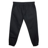 Marufshop Erkek 118 -156 Kilo Arası İçin Uygun Lastikli Paça Bağcıklı Battal Boy Gabardin Pantolon Siyah