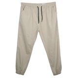 Marufshop Erkek 118 -156 Kilo Arası İçin Uygun Lastikli Paça Bağcıklı Battal Boy Gabardin Pantolon Taş