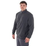 marufshop Erkek Büyük Beden 122-158 Kilo Arası İçin Uygun Pamuklu Geniş Kalıp Dik Yaka Fermuarlı Sweat Mont