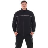 marufshop Erkek Büyük Beden 154 Kiloya kadar Uygun Bedenli 2 İplik Dik Yaka Fermuarlı Eşofman Takımı