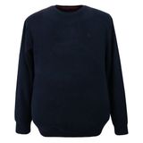 Marufshop Erkek Büyük Beden Battal Boy 105 Kilo İçin Uygun Bisiklet Yaka Selanik Kazak Lacivert