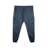marufshop Lastik Paçalı Ve Kargo Cepli Erkek Büyük Beden Likralı Jogger Pantolon Petrol Mavi