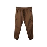 marufshop Lastik Paçalı Ve Kargo Cepli Erkek Büyük Beden Likralı Jogger Pantolon Taba
