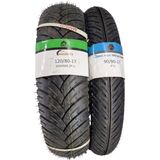 Maruti Tyres Honda Crf 250L, Yamaha XT250, Kawasakı, 120/80-17 TL ve 90/90-17 TL Dubleks Lastik Set