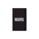Marvel 13x21 80 Yaprak Çizgili Ciltli Lastikli Defter - Siyah