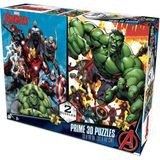 Marvel Avengers 200 Parça 3D Ikili Puzzle - Standart