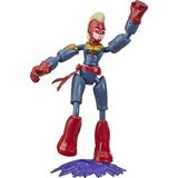 Marvel Avengers Bend & Flex Figür - Captain Marvel - Lacivert