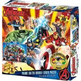 Marvel Avengers Çift Taraflı 500 Parça 3D Puzzle - Standart