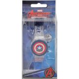 Marvel Captain America Led Işıklı Dijital Kol Saati Shield