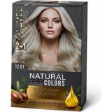 Marvel Colors Natural Colors Saç Boyası 12,01 Extra Platınum Ash Blonde (Ekstra Platin Küllü Sarı) - PLATİN SARI