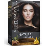 Marvel COLORS NATURAL COLORS Saç boyası 6,0 DARK AUBURN (Koyu Kumral)