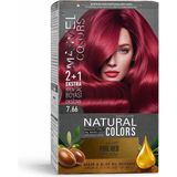 Marvel COLORS NATURAL COLORS Saç boyası 7,66 FIRE RED (Yoğun Kızıl (Ateş Kızılı)
