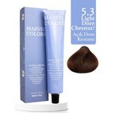 Marvel Colors Tüp Boya 100ML Saç Boyası 5.3 Açık Dore Kestane