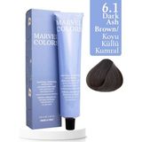 Marvel Colors Tüp Boya 100ML Saç Boyası 6.1 Koyu Küllü Kumral