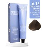 Marvel Colors Tüp Boya 100ML Saç Boyası 6.13 Koyu Küllü Kumral Dore