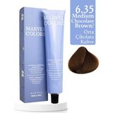 Marvel Colors Tüp Boya 100ML Saç Boyası 6.35 Orta Çikolata Kahve