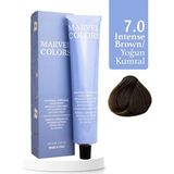 Marvel Colors Tüp Boya 100ML Saç Boyası 7.0 Yoğun Kumral