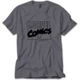 Marvel Comics Gri Tişört - XL