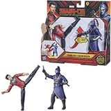 Marvel Hasbro Shang-Chi ve The Legend of The Ten Rings Aksiyon Figürü Oyuncaklar, Shang-Chi ve Death Dealer 15 cm Savaş Paketi, 4 Yaş ve Üzeri Çocuklar