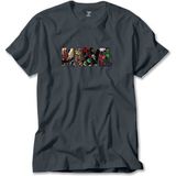 Marvel Heroes In Post 2 Füme Tişört Liyada - 4XL