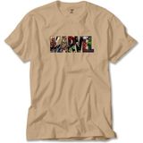 Marvel Heroes In Post 2 Krem Tişört Liyada - XL