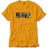 Marvel Heroes In Post Sarı Tişört Liyada - XL
