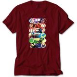 Marvel Heroes Kırmızı Tişört Liyada
