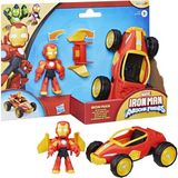 Marvel Iron Man and his Awesome Friends Iron Racer Aksiyon Figürü ve Oyuncak Araç
