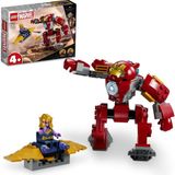 Marvel Iron Man Hulkbuster Thanos'a Karşı 76263 – 4 Yaş ve Üzeri Çocuklar Için Süper Kahraman Hediyesi Fikri, Iron Man ve Uçağıyla Thanos Minifigürleri Içeren Oyuncak Yapım Seti (66 Parça)