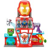 Marvel Iron Man ve Muhteşem Arkadaşları Demir Karargah Erkek ve Kız Çocuklar için Elektronik Oyun Seti