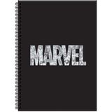 Marvel Keskin Color Marvel Spiralli Not Defteri, Sert Kapak, Çizgili, 100 Yaprak, (17X24 Cm), Siyah